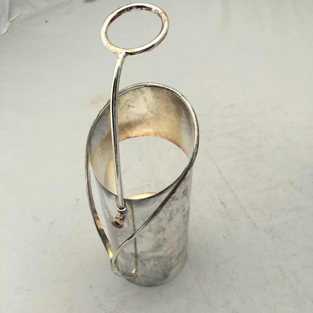 Vintage Silverplated Wine Bottle Holder NIB - Picture 2 of 10